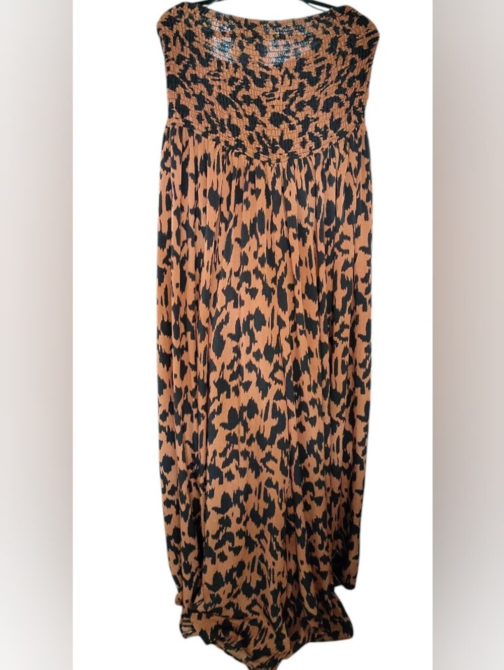 Fashion Nova Smocked Strapless Animal Print Jumper EUC - Picture 4 of 6
